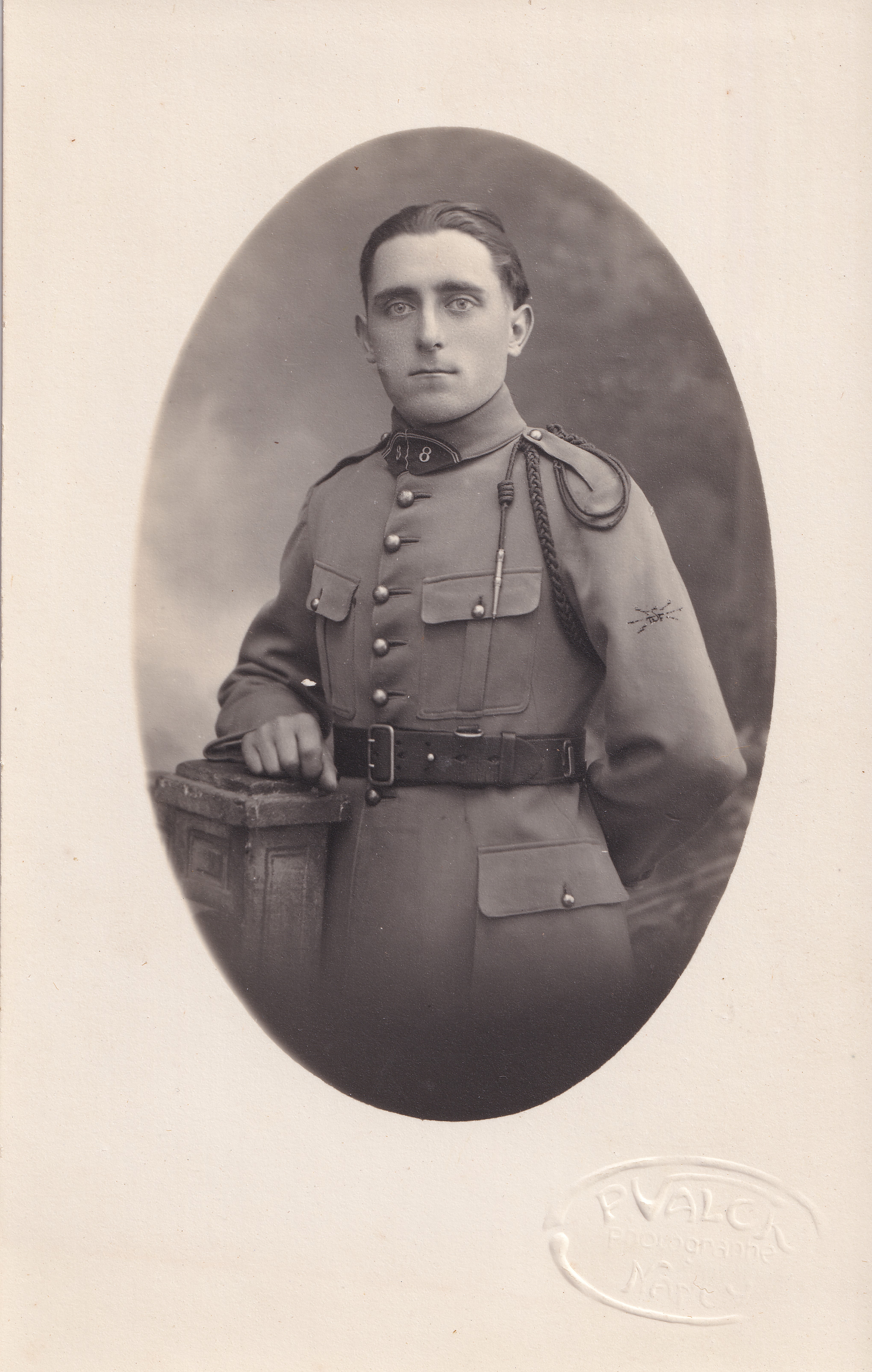 Portrait militaire vintage